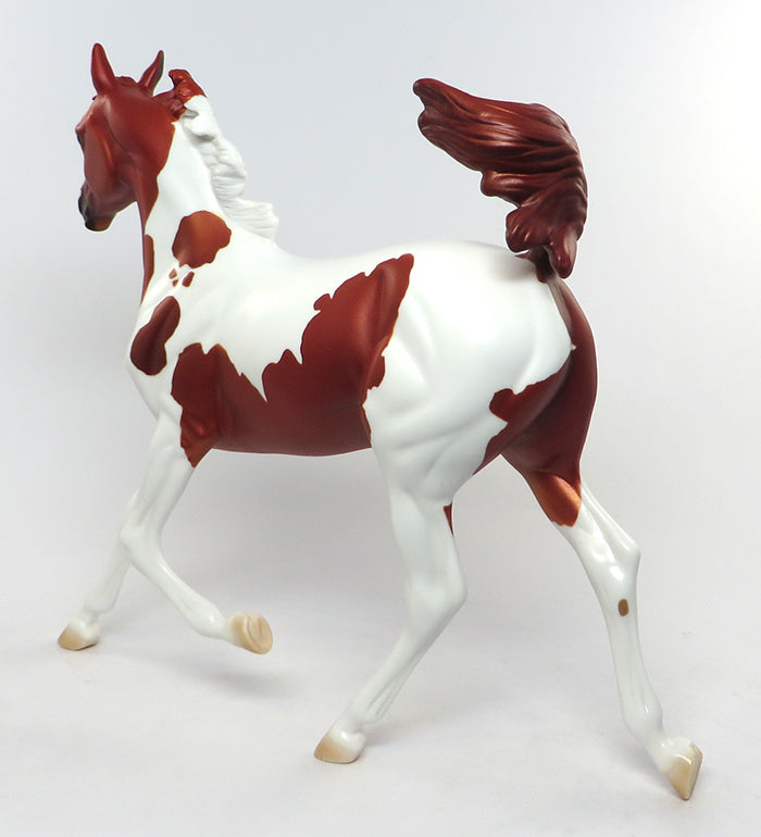 MERIDA-LE-10 CHESTNUT PAINT YEARLING MODEL HORSE EQ 2016 7/27