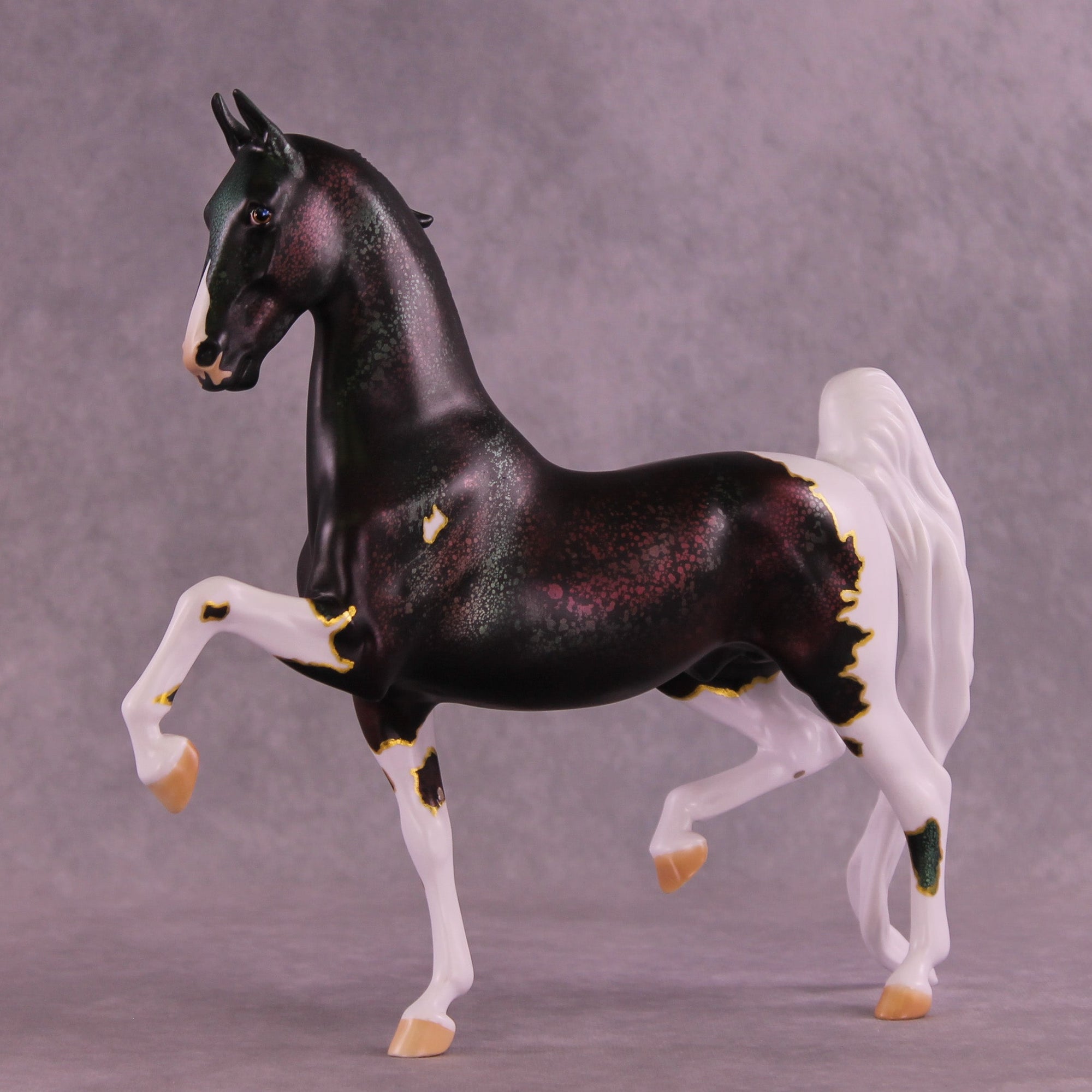 Merry and Bright OOAK Saddlebred by Anna Rieck HS25