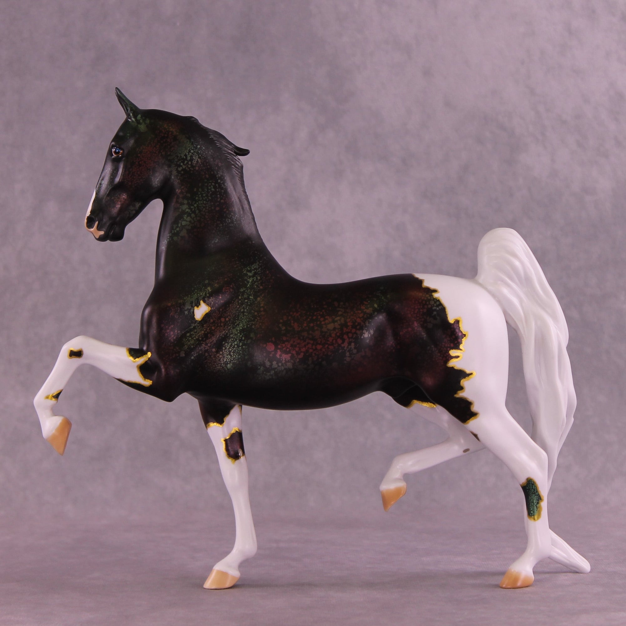 Merry and Bright OOAK Saddlebred by Anna Rieck HS25