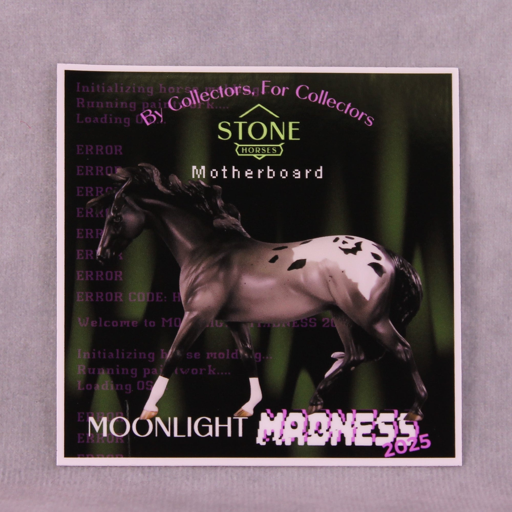 Moonlight Madness Motherboard Sticker 2025 Limited Edition