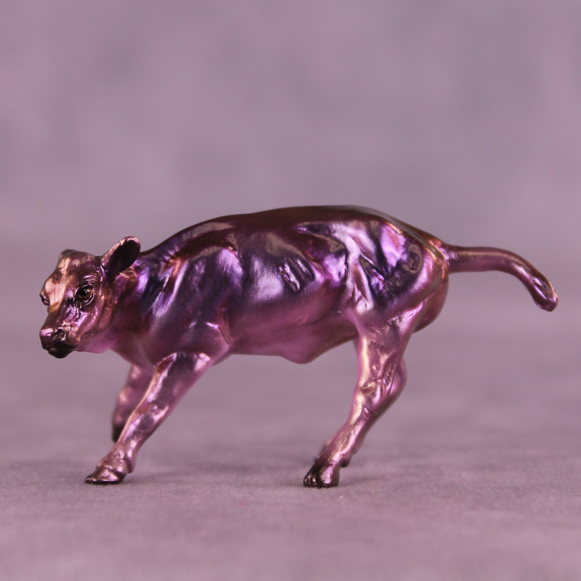 Mystical OOAK Chip Cow by Erin Corbett HS25