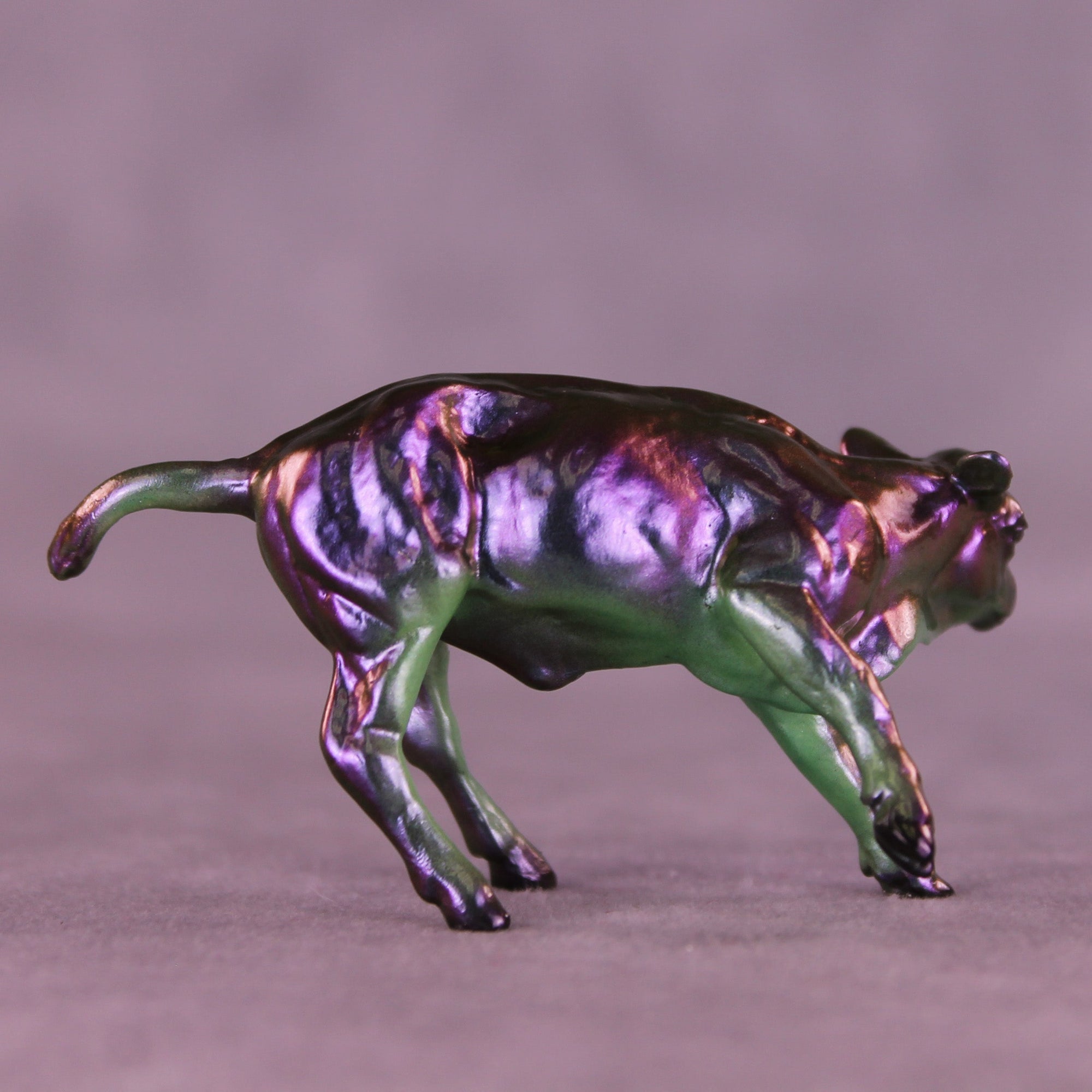 Mythical OOAK Chip Cow by Erin Corbett HS25