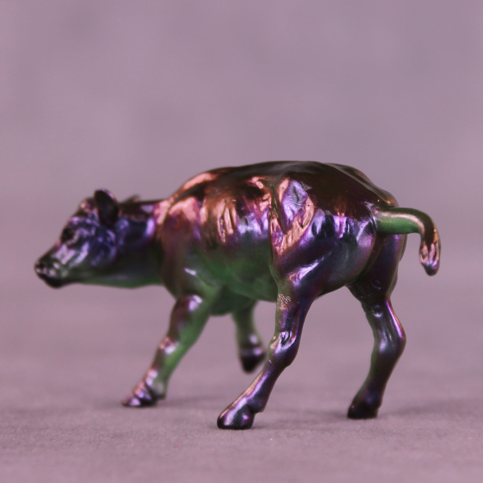 Mythical OOAK Chip Cow by Erin Corbett HS25