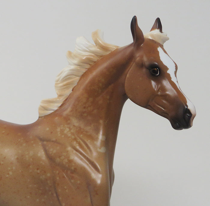 BEWITCHED - OOAK LIGHT CHESTNUT APPALOOSA MODEL HORSE - 9/18