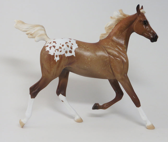 BEWITCHED - OOAK LIGHT CHESTNUT APPALOOSA MODEL HORSE - 9/18