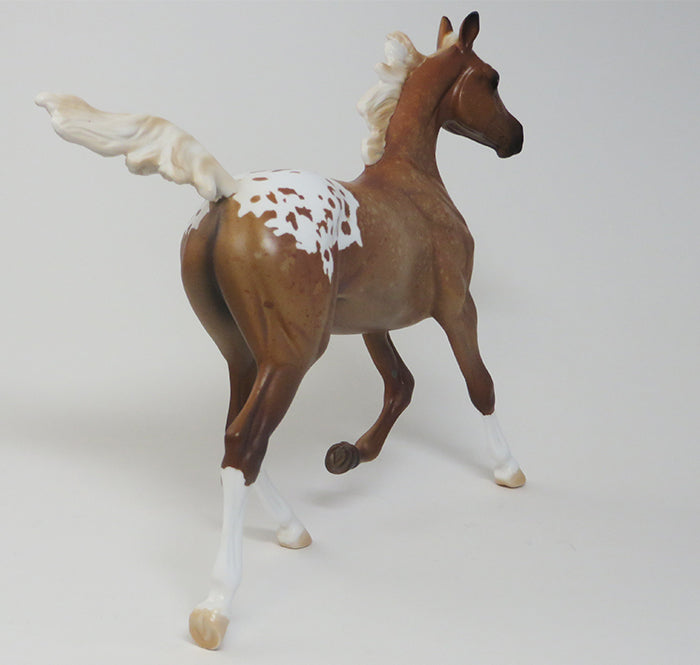 BEWITCHED - OOAK LIGHT CHESTNUT APPALOOSA MODEL HORSE - 9/18