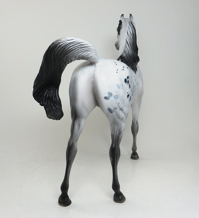 DOMINO EFFECT - OOAK APPALOOSA ARABIAN MODEL HORSE - 3/21