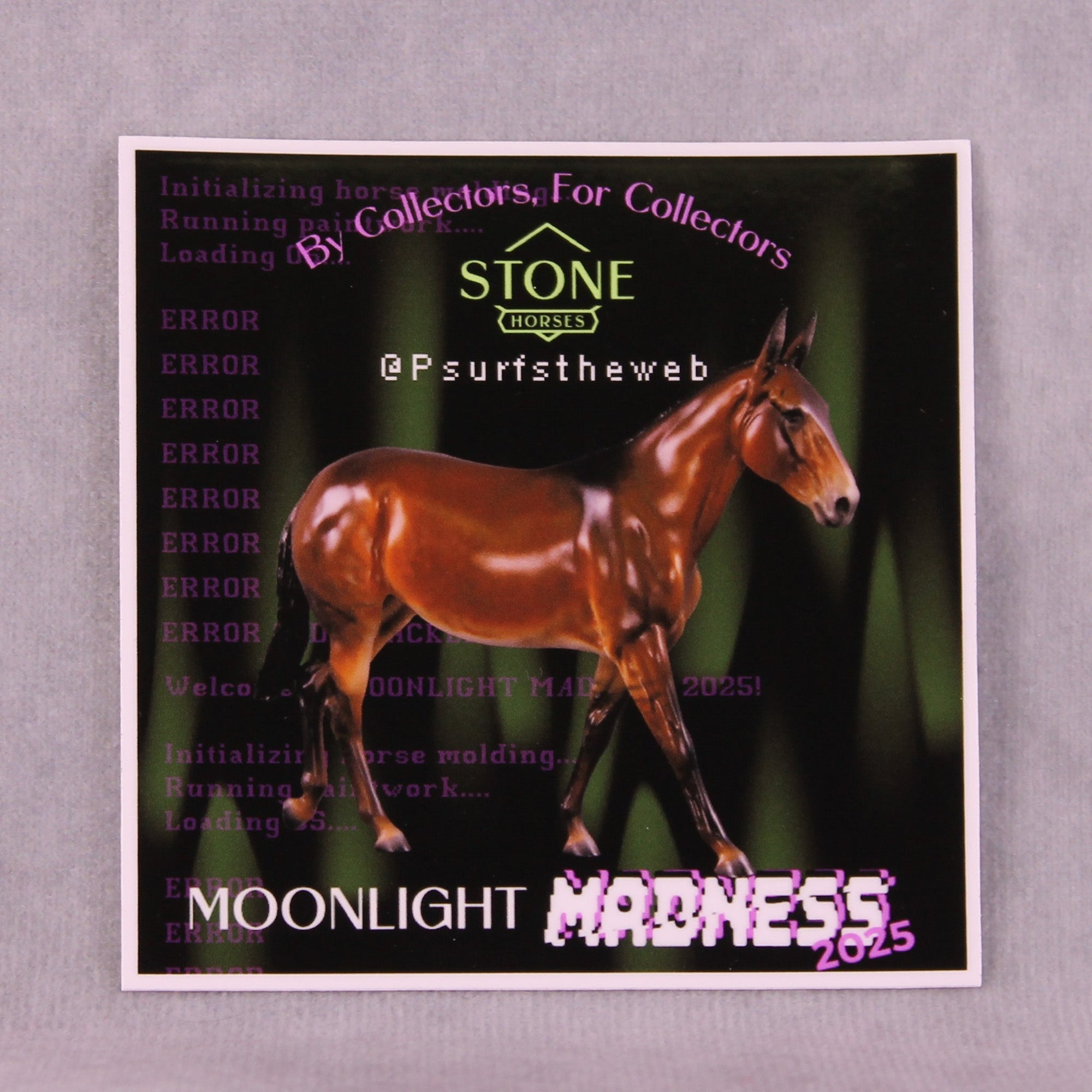 Moonlight Madness @Psurfstheweb Sticker 2025 Limited Edition