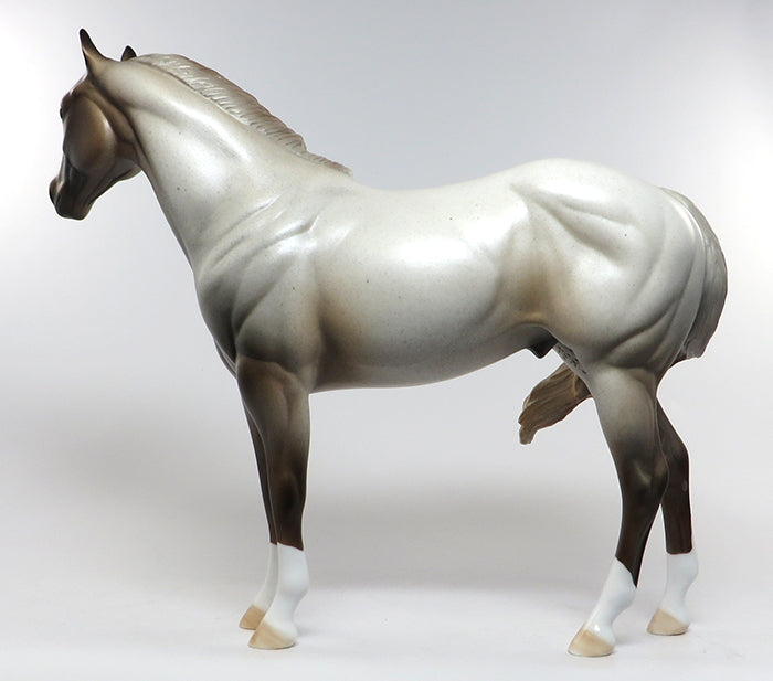 SAUCY BOY-LE-3 GRULLA ROAN ISH MODEL HORSE EQ 2016 7/28