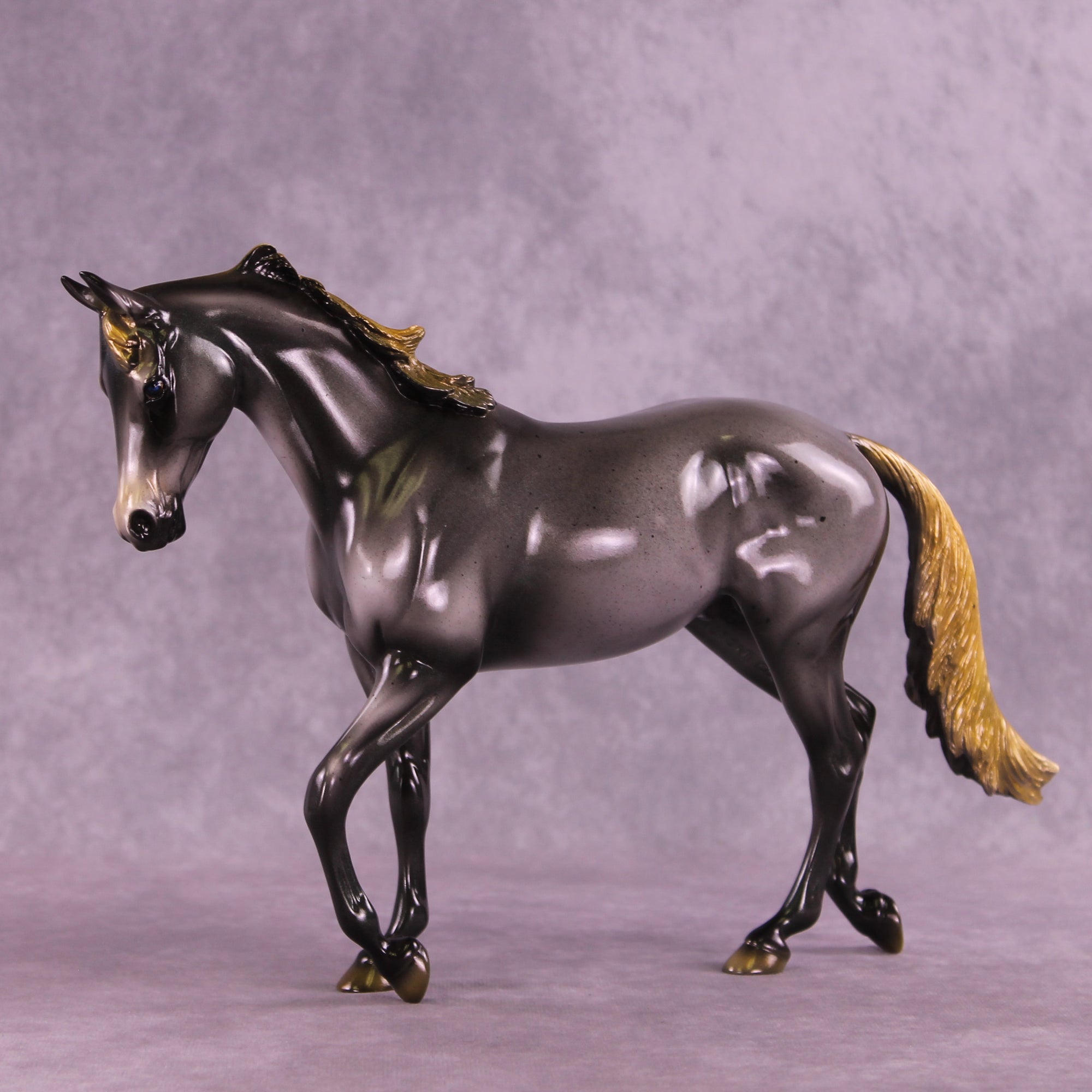 Silverwind OOAK Thoroughbred by Enrique Duarte DDOOAKs26