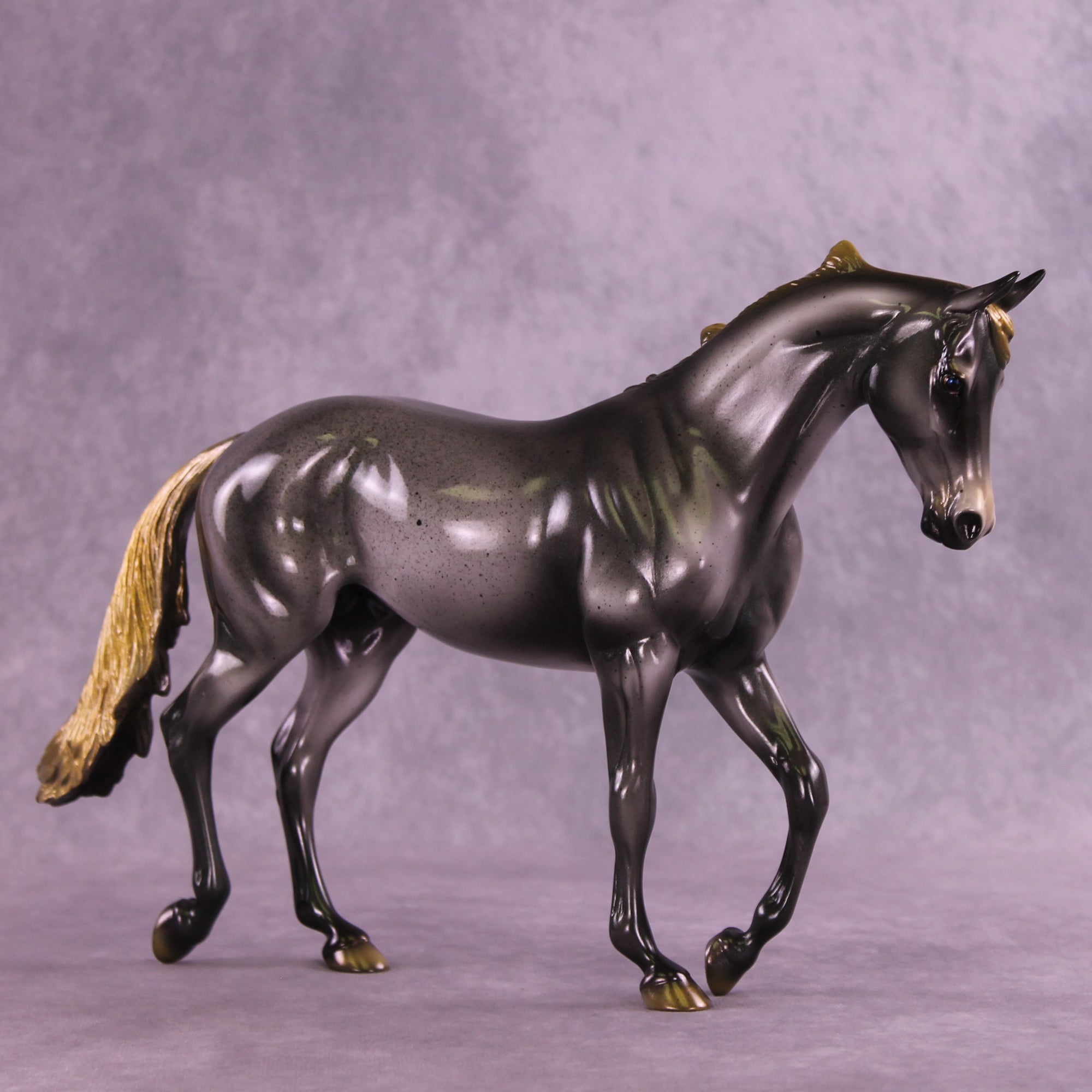 Silverwind OOAK Thoroughbred by Enrique Duarte DDOOAKs26