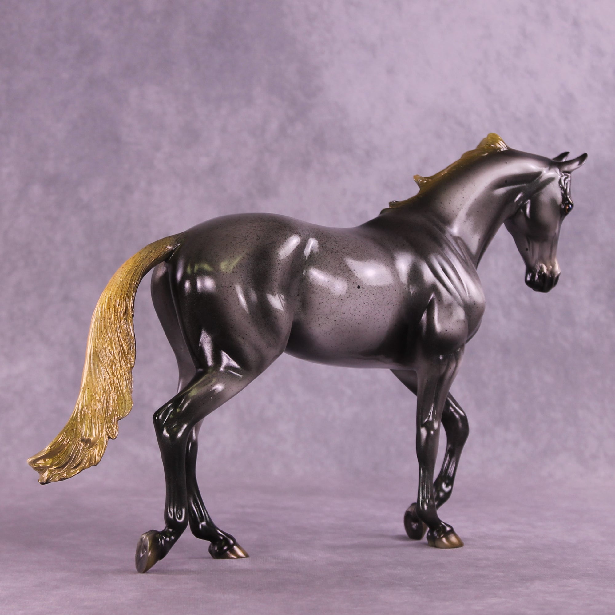 Silverwind OOAK Thoroughbred by Enrique Duarte DDOOAKs26