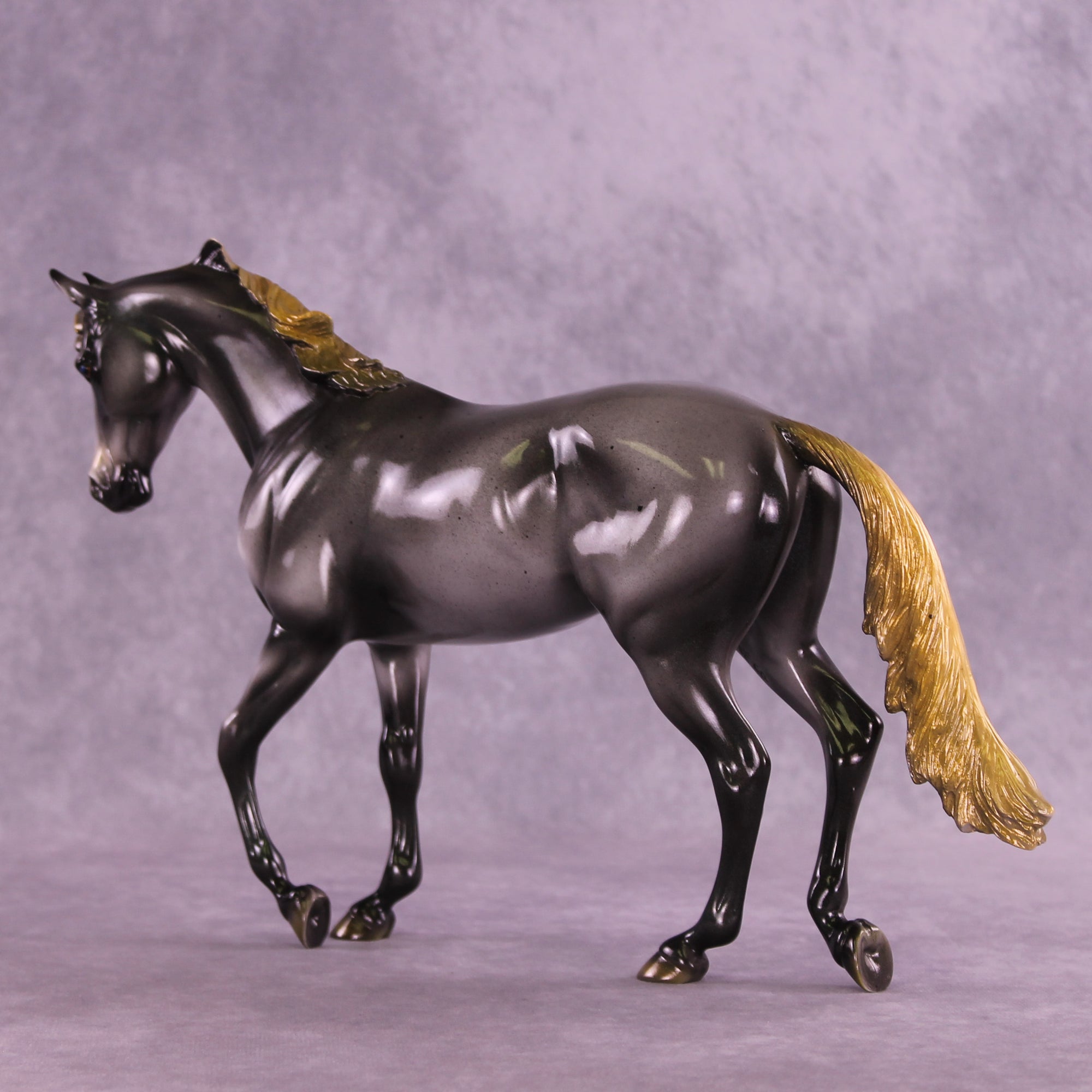 Silverwind OOAK Thoroughbred by Enrique Duarte DDOOAKs26
