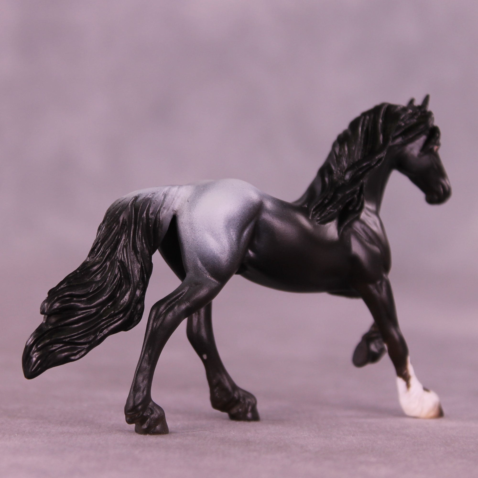 Snow Sprinkle OOAK Chip Friesian by Anna Rieck HS25
