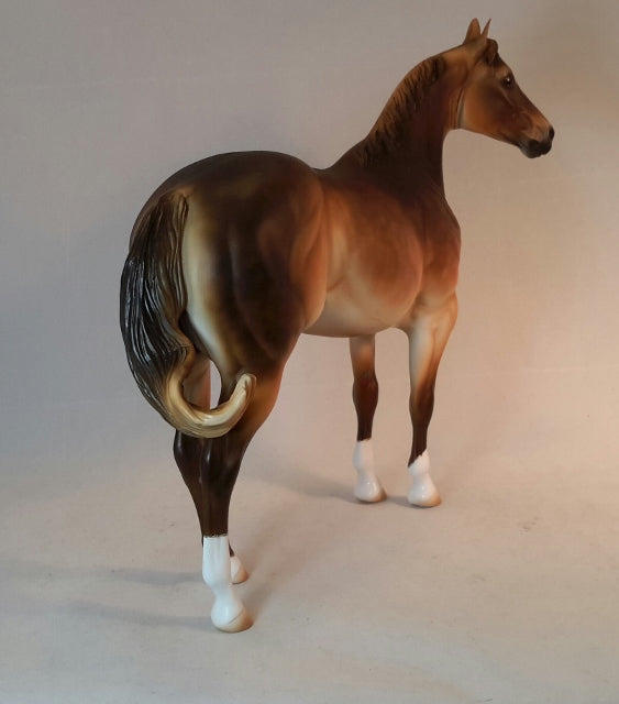 RUM RUNNER - Chestnut Horse Sculpture by Sheila Bishop