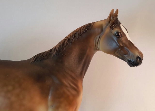 RUM RUNNER - Chestnut Horse Sculpture by Sheila Bishop