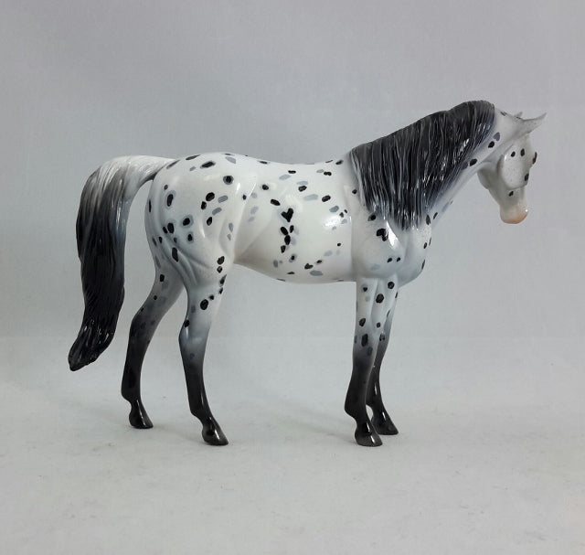 HEAVEN SENT - OOAK Leopard Appaloosa Model Horse - Pebbles