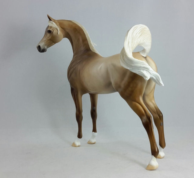 SIGN OF THE CROSS - OOAK Sooty Buckskin Arabian