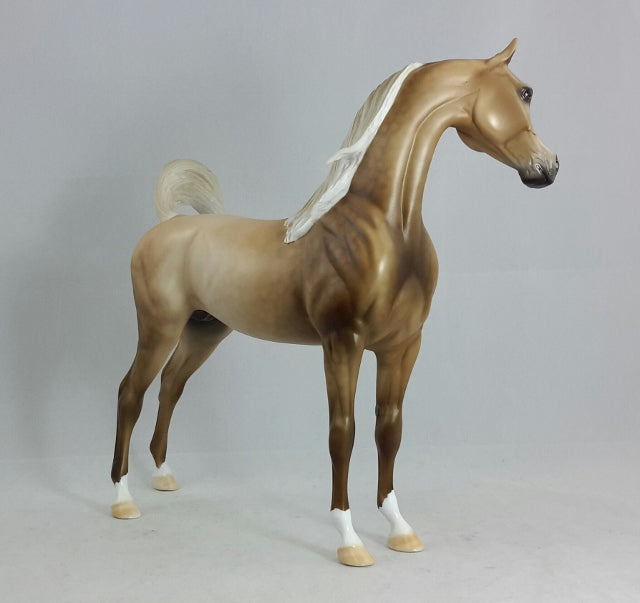 SIGN OF THE CROSS - OOAK Sooty Buckskin Arabian