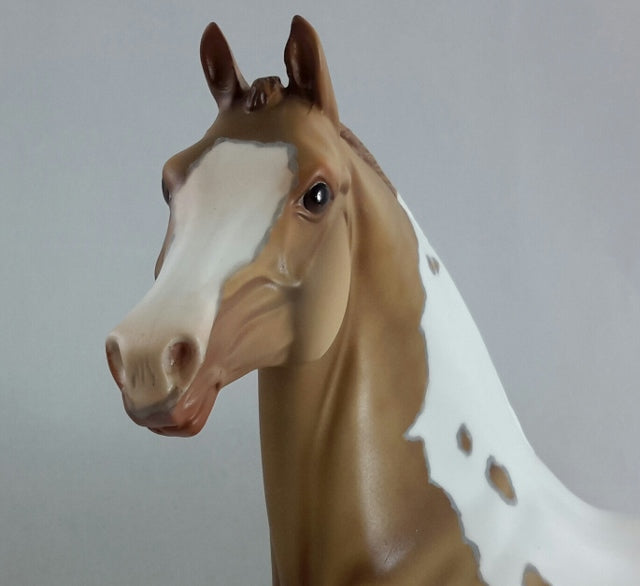 ROLLING FAITH - OOAK Champagne Paint Morgan Horse