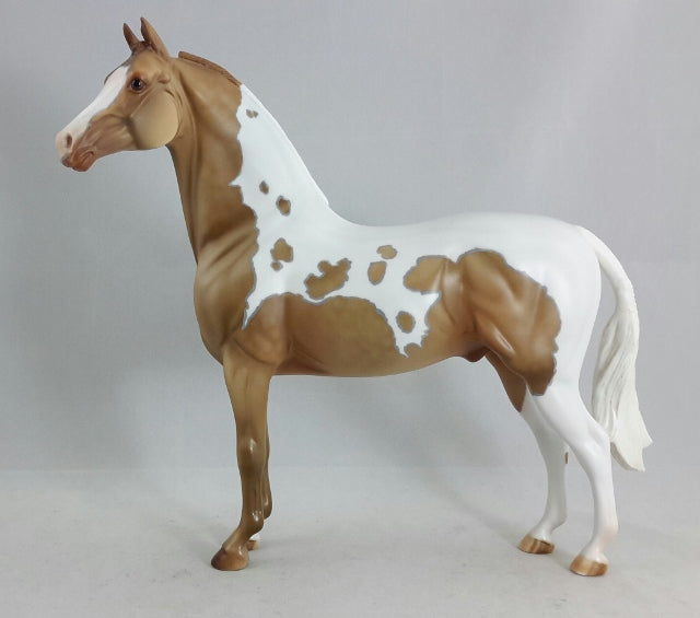 ROLLING FAITH - OOAK Champagne Paint Morgan Horse