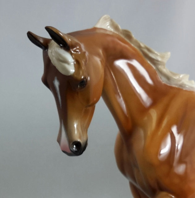 MR. SERENITY - OOAK Dark Dapple Palomino Thoroughbred