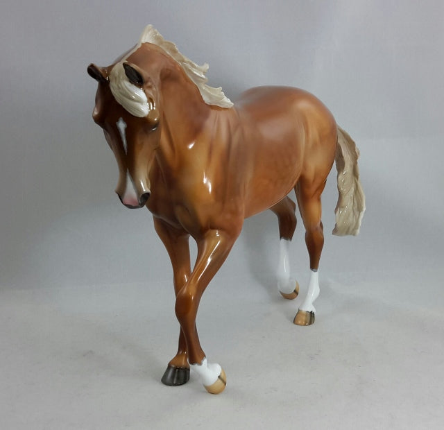 MR. SERENITY - OOAK Dark Dapple Palomino Thoroughbred