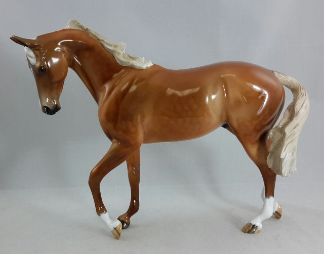 MR. SERENITY - OOAK Dark Dapple Palomino Thoroughbred