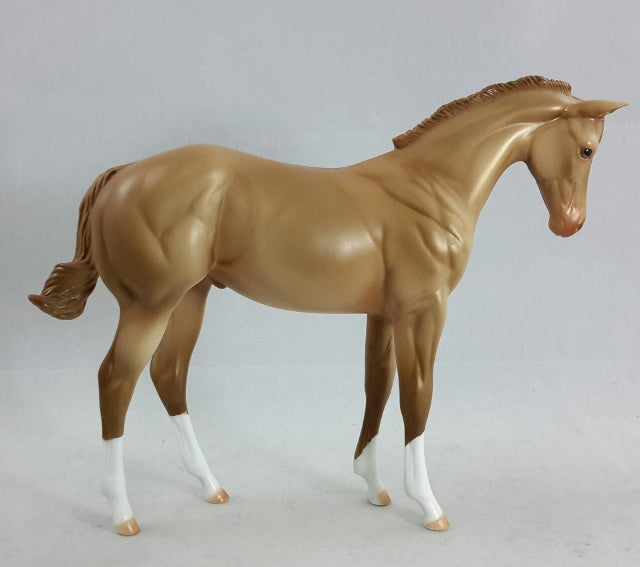 DEXTER - OOAK Champagne Weanling Model Horse