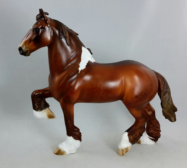GENERATION KILL - OOAK Chestnut Tobiano Trotting Drafter