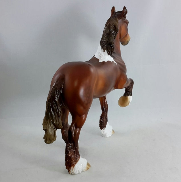GENERATION KILL - OOAK Chestnut Tobiano Trotting Drafter