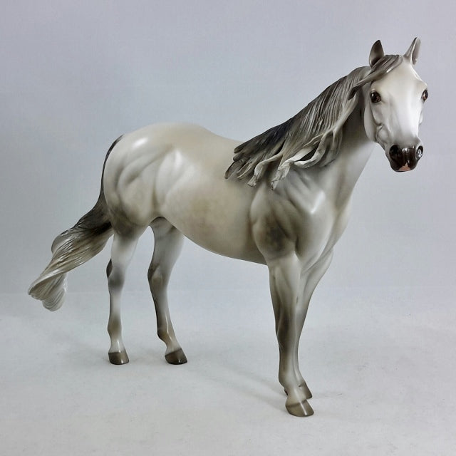THE MYSTERIES OF LAURA - OOAK Extreme Dapple Gray Stock Horse