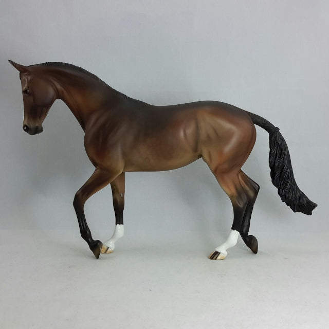 QUEEN ISABELLA - OOAK Dapple Bay Braided Thoroughbred
