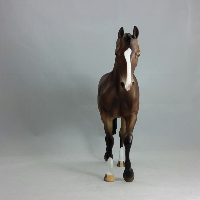 QUEEN ISABELLA - OOAK Dapple Bay Braided Thoroughbred