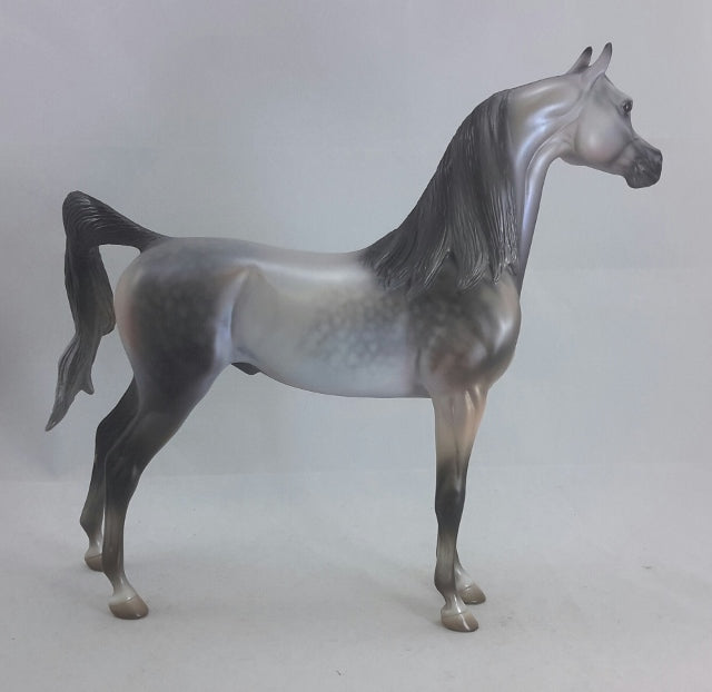 NJORO - Arabian Artist Resin Horse Sculpture by Caroline Boydston