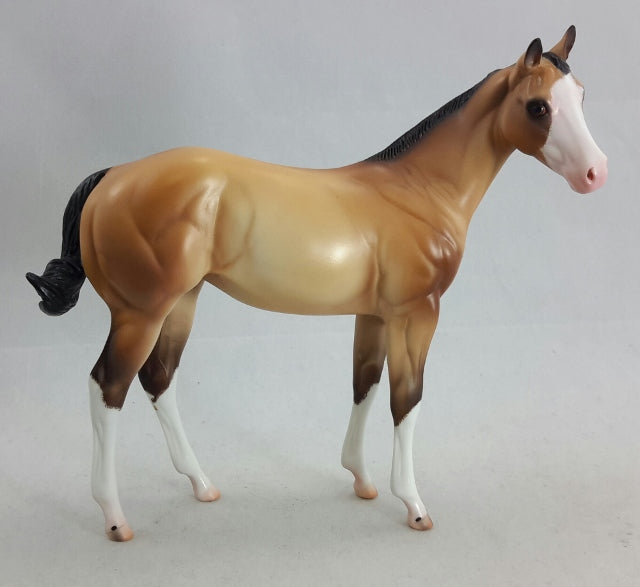 SIAFU - Buckskin Weanling by Caroline Boydston