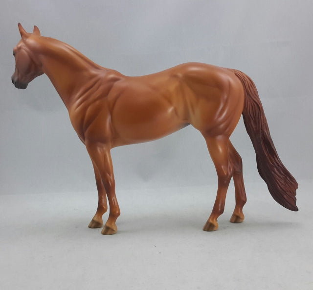 SHAMOB - OOAK Red Dun Stock Model Horse