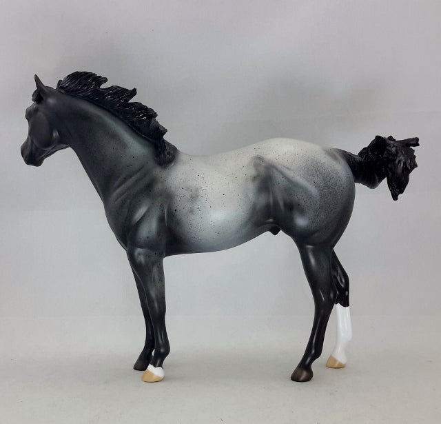 ALAROS - OOAK Blue Roan Stock Horse
