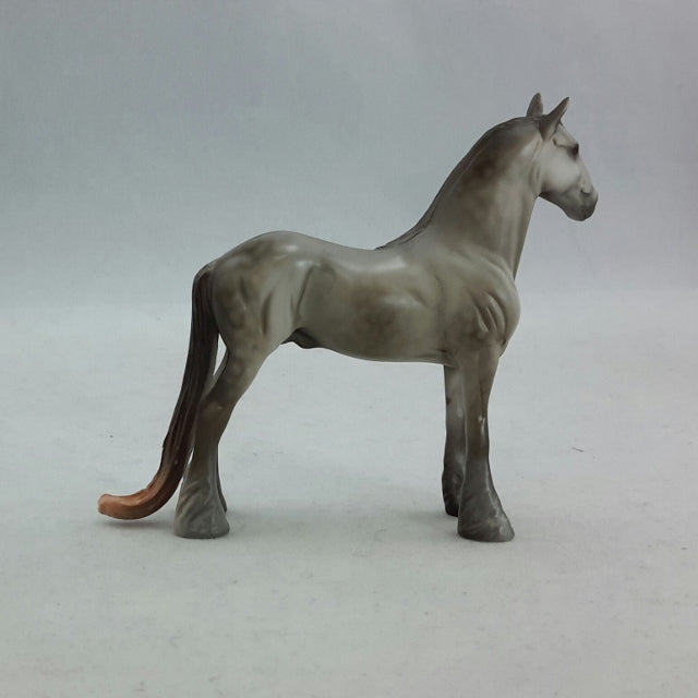 ORC - Dapple Gray Draft Model Horse Chip
