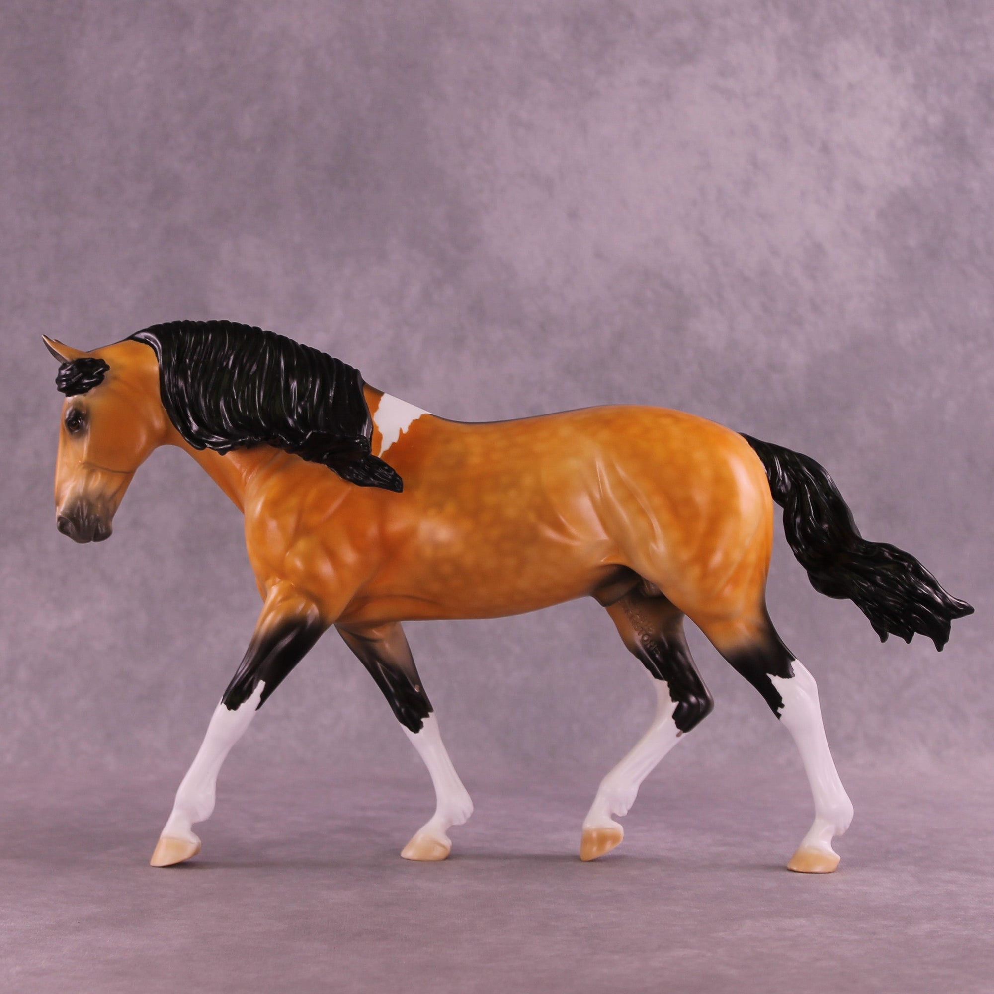 Sugar Cookie OOAK FCM Irish Draught by Anna Rieck HS25