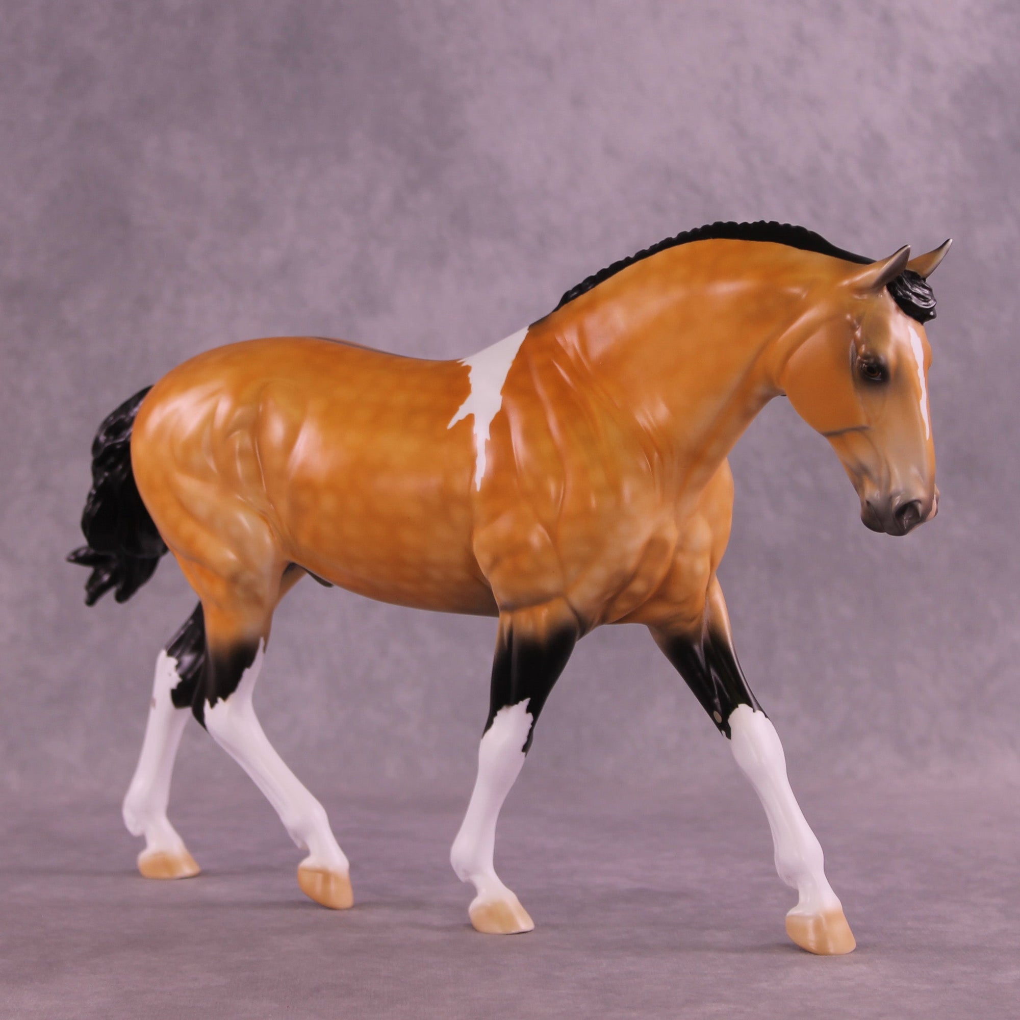 Sugar Cookie OOAK FCM Irish Draught by Anna Rieck HS25