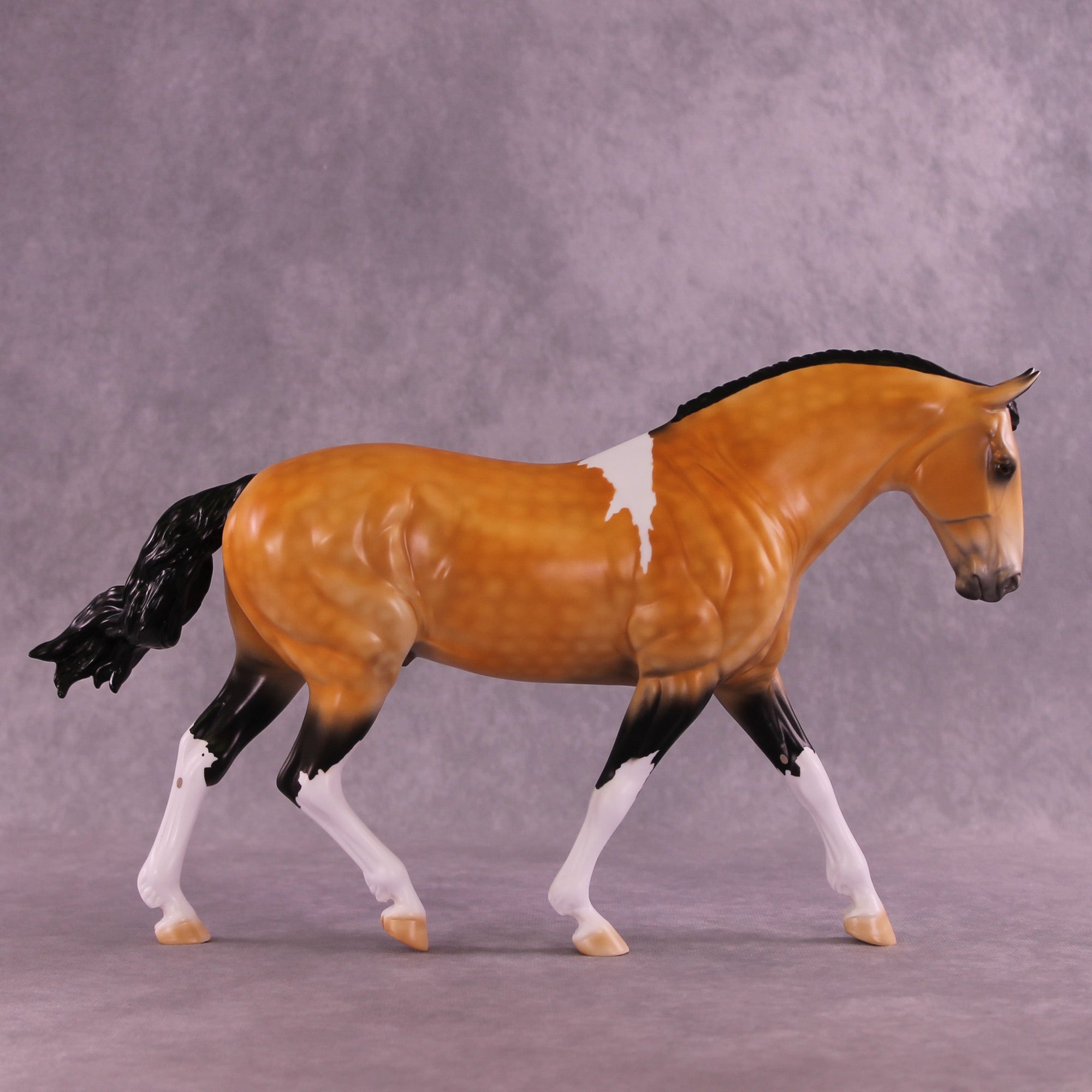 Sugar Cookie OOAK FCM Irish Draught by Anna Rieck HS25