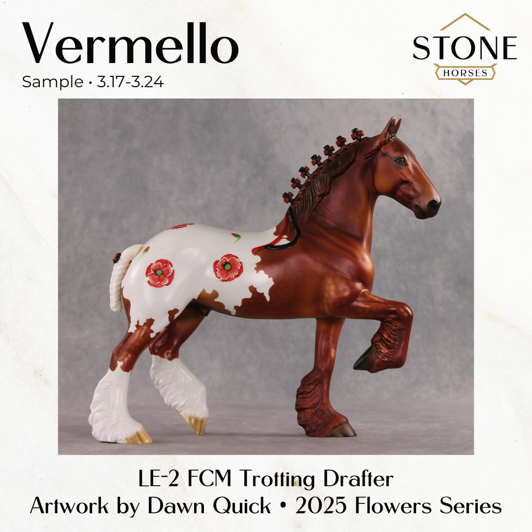 SAMPLE Vermello LE-2 FCM Trotting Drafter by Dawn Quick SS0326