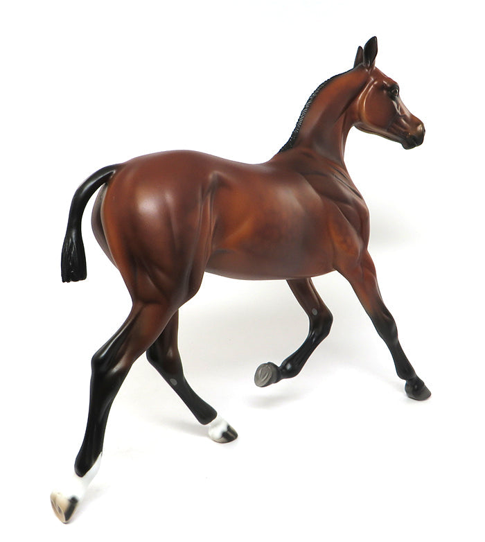 WILLFUL CHILD-LE-5 BAY YEARLING MODEL HORSE EQ 2016 7/28