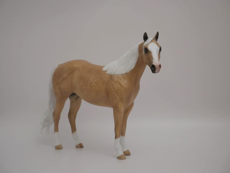 MICHAEL-OOAK STAR DAPPLE PALOMINO ISH MODEL HORSE BY SHERYL LEISURE 7/10/20