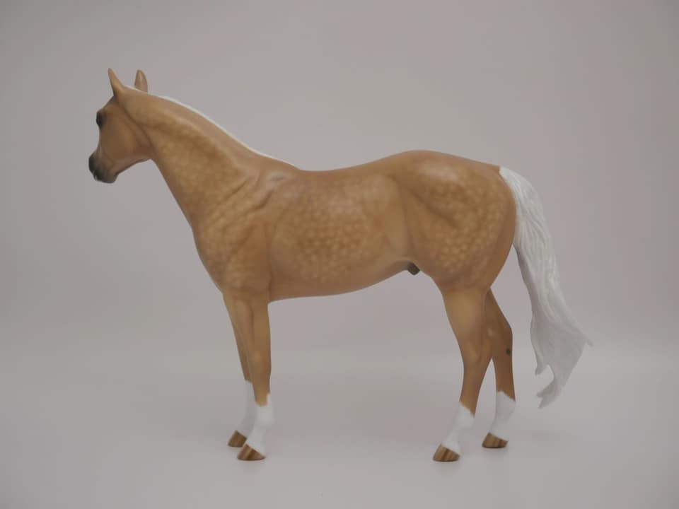 MICHAEL-OOAK STAR DAPPLE PALOMINO ISH MODEL HORSE BY SHERYL LEISURE 7/10/20