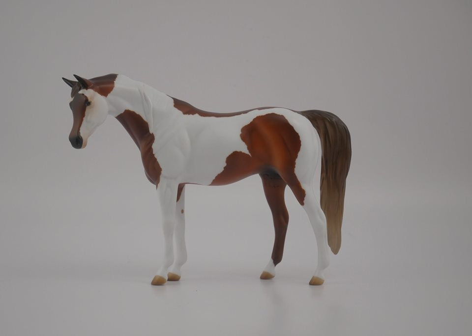Bryde - OOAK Chestnut Pinto Arabian Pebbles by Audrey Dixon 7/9/20