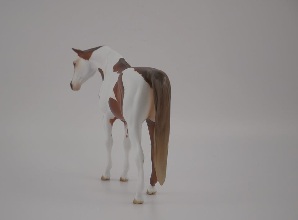 Bryde - OOAK Chestnut Pinto Arabian Pebbles by Audrey Dixon 7/9/20
