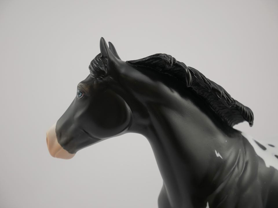 BUMI-LE-? LOUD APPALOOSA ISH MODEL HORSE 7/17/20