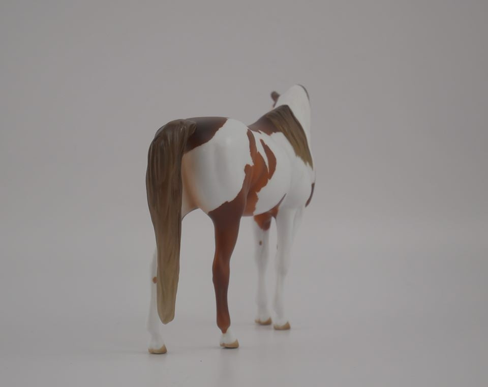 Bryde - OOAK Chestnut Pinto Arabian Pebbles by Audrey Dixon 7/9/20